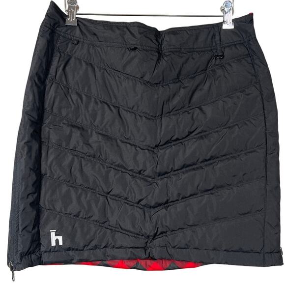 Heim-Made Minne Mini Skirt Black Puffer Down Reversible *Dimension In Picture* - Picture 1 of 5